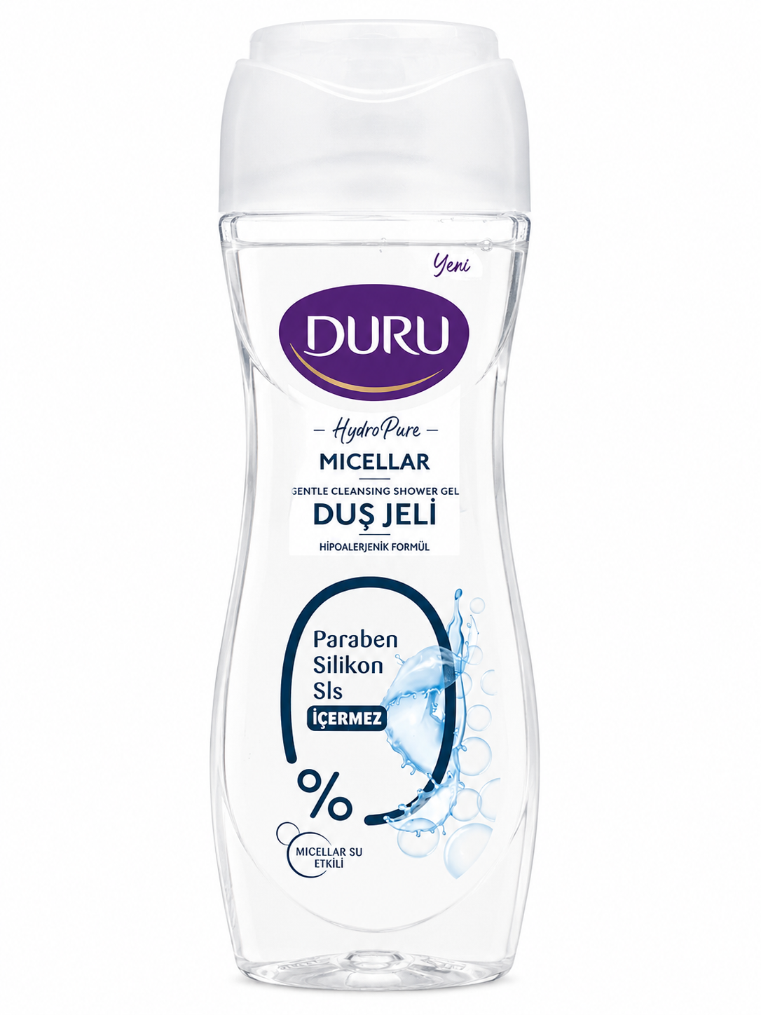 شامپو بدن میسلار دورو Hydro Pure مدل Micellar حجم 450 میلی‌لیتر(به شرط اورجینال ترکیه و تاریخ روز واقعی)