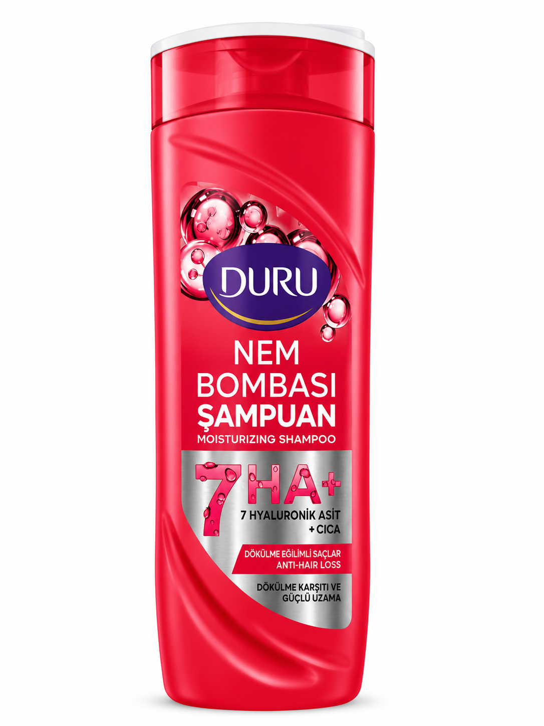 شامپو آبرسان و ضد ریزش دورو مدل Nem Bombası 7HA+CICA(به شرط اورجینال ترکیه و تاریخ روز واقعی)