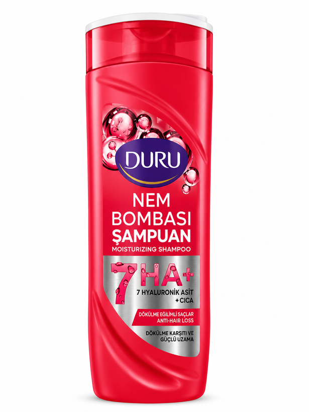 شامپو آبرسان و ضد ریزش دورو مدل Nem Bombası 7HA+CICA(به شرط اورجینال ترکیه و تاریخ روز واقعی)